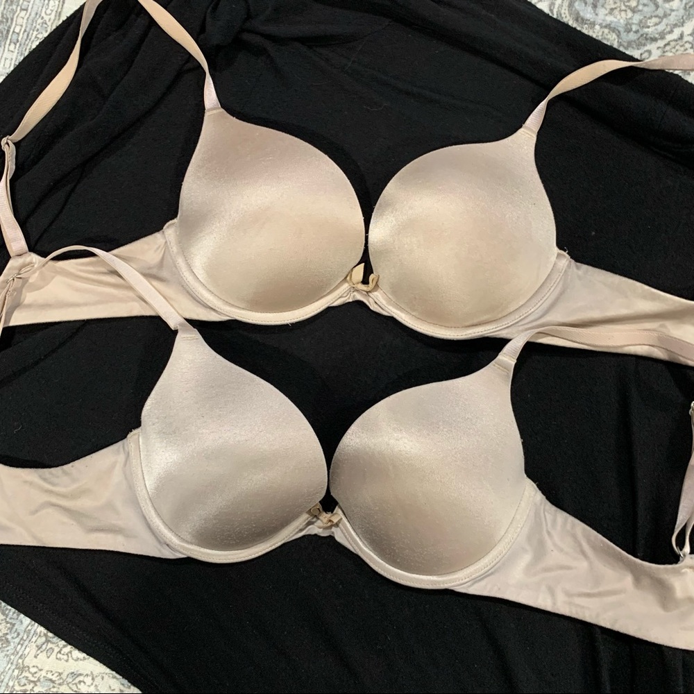 ✌🏽SET OF TWO✌🏽Aerie 32C Nude ‘Brooke’ Bras